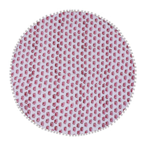 Kids Yoga Mat Round | Organic Cotton Play Mat for Toddlers | Baby Floor Mat | Montessori Play Rug | Nursery Decor | Gift for Kids