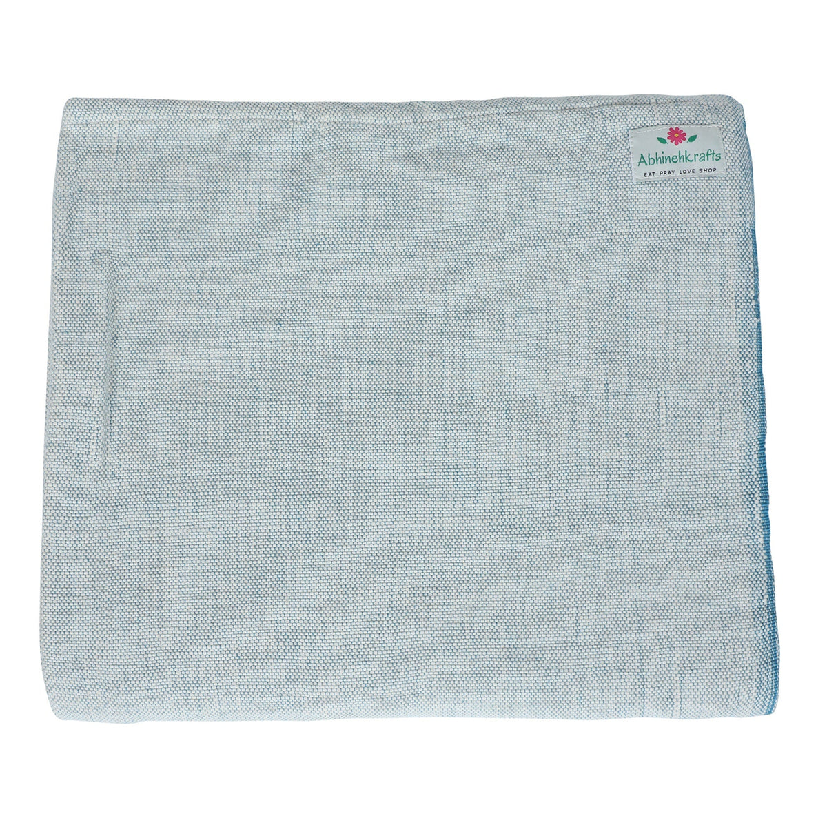 Handwoven/Hand-spun Organic Cotton Blankets for Yoga, Meditation &amp; Home - Pastel Solids - Color Options