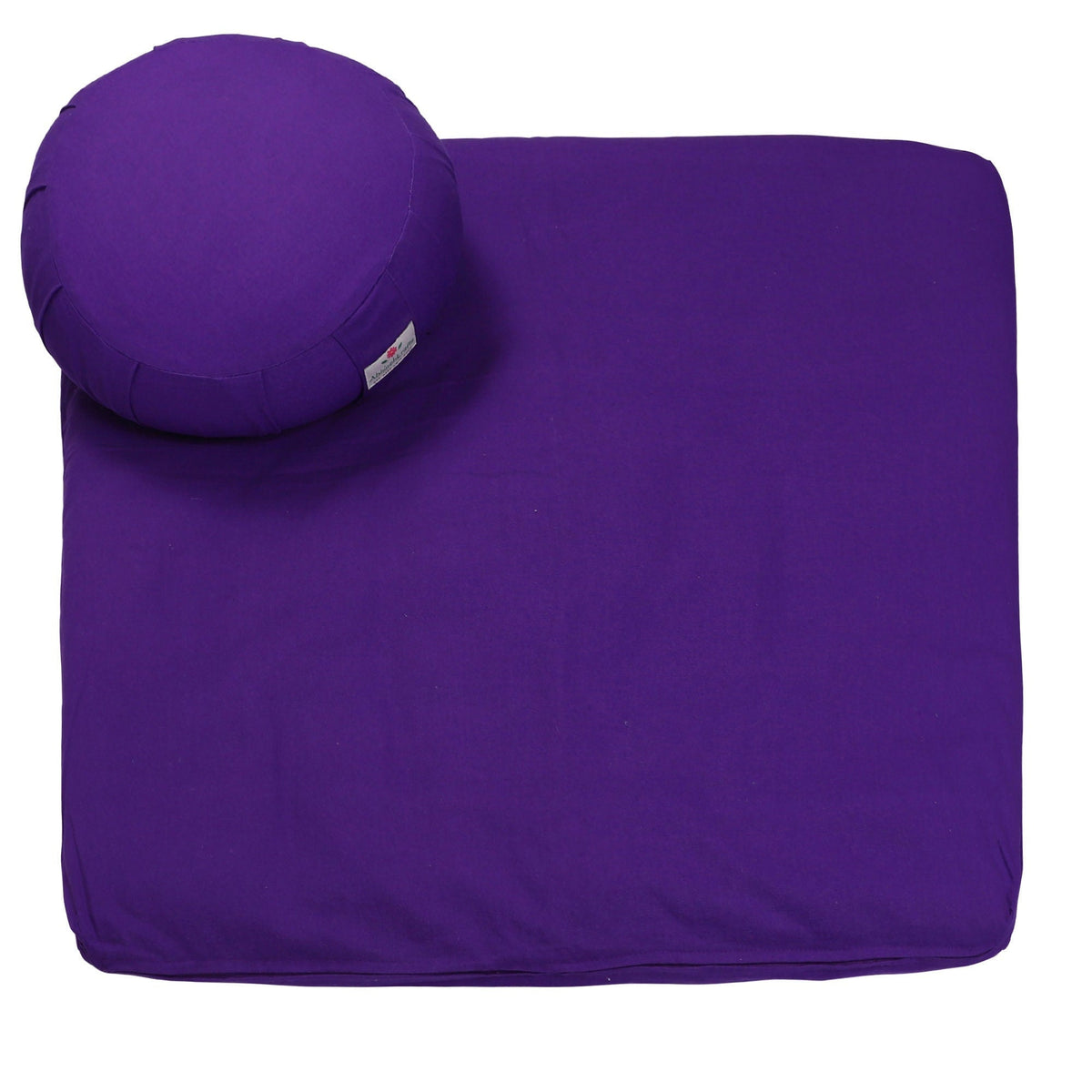 AbhinehKrafts Meditation Set - Combo of Zabuton Meditation Mat &amp; Zafu Meditation Cushion - Yoga Support Pillow, Meditation Pillow (Solid)